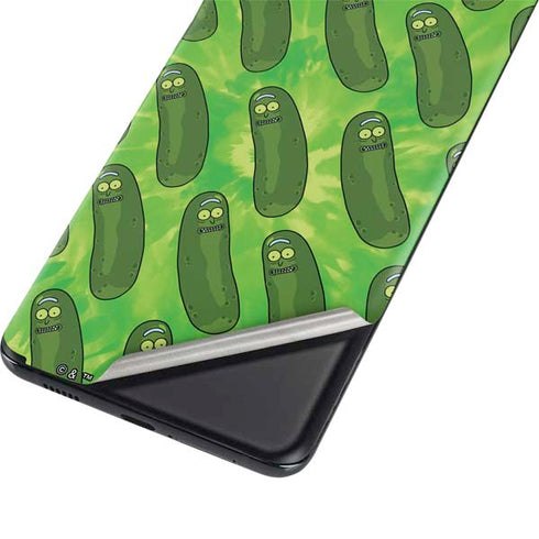 Adult Swim Rick and Morty Pickle Rick Pattern Galaxy S21 5G Skin