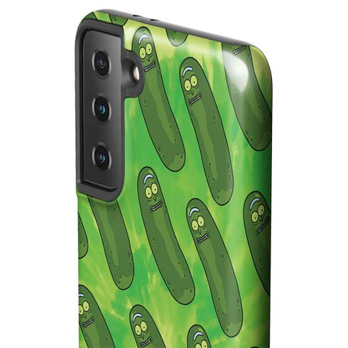 Adult Swim Rick and Morty Pickle Rick Pattern Galaxy S21 FE Pro Case