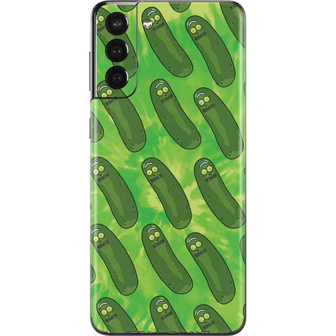Adult Swim Rick and Morty Pickle Rick Pattern Galaxy S21 Plus 5G Skin