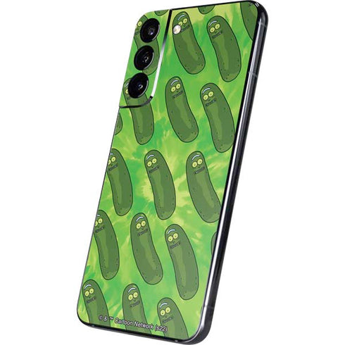 Adult Swim Rick and Morty Pickle Rick Pattern Galaxy S22 Plus Skin