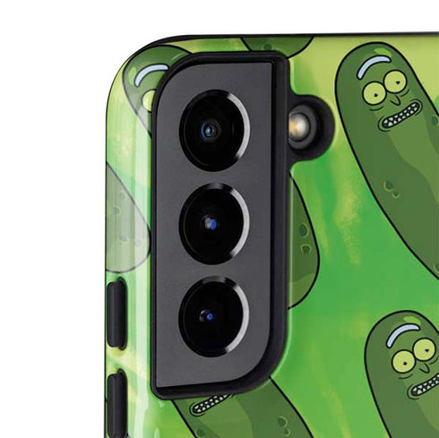 Adult Swim Rick and Morty Pickle Rick Pattern Galaxy S22 Pro Case