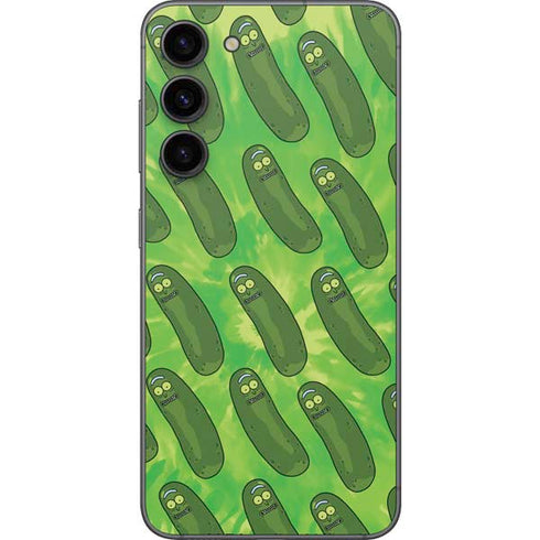 Adult Swim Rick and Morty Pickle Rick Pattern Galaxy S23 Plus Skin