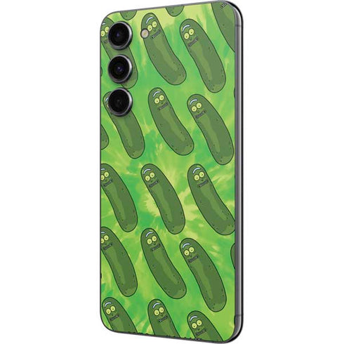 Adult Swim Rick and Morty Pickle Rick Pattern Galaxy S23 Plus Skin