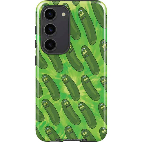 Adult Swim Rick and Morty Pickle Rick Pattern Galaxy S23 Pro Case