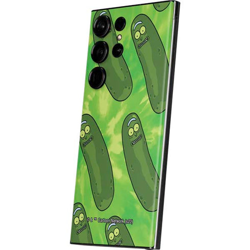 Adult Swim Rick and Morty Pickle Rick Pattern Galaxy S23 Ultra Skin