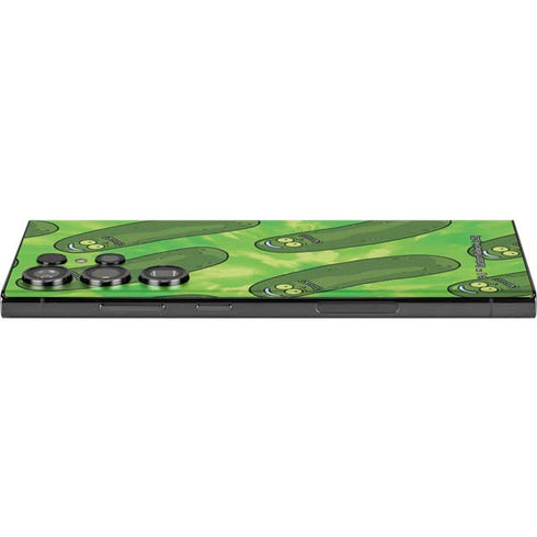 Adult Swim Rick and Morty Pickle Rick Pattern Galaxy S23 Ultra Skin