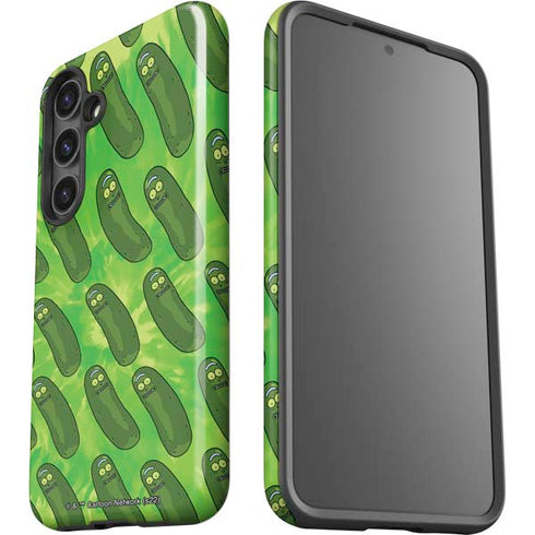 Adult Swim Rick and Morty Pickle Rick Pattern Galaxy S24 Plus Impact Case