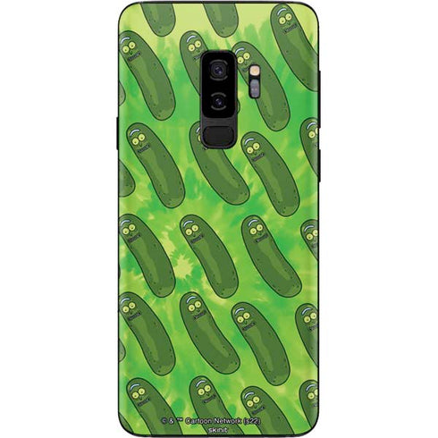 Adult Swim Rick and Morty Pickle Rick Pattern Galaxy S9 Plus Skin