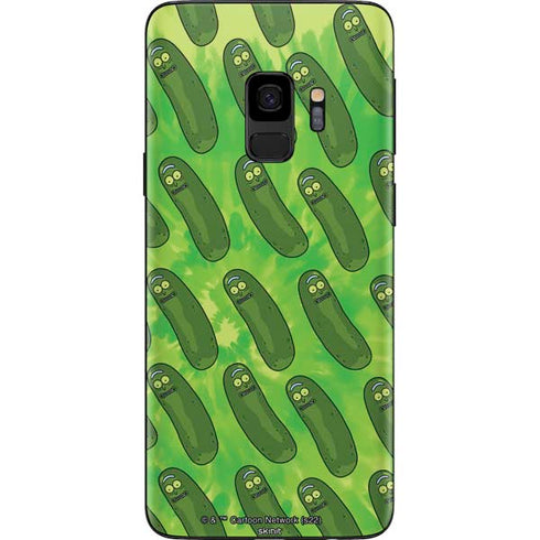 Adult Swim Rick and Morty Pickle Rick Pattern Galaxy S9 Skin