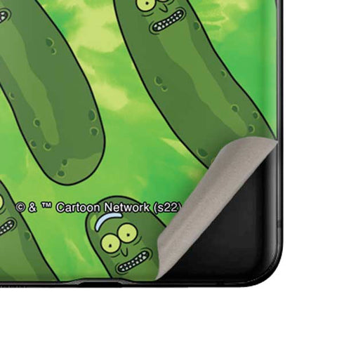 Adult Swim Rick and Morty Pickle Rick Pattern Galaxy Z Flip Skin