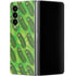 Adult Swim Rick and Morty Pickle Rick Pattern Galaxy Z Fold4 5G Skin
