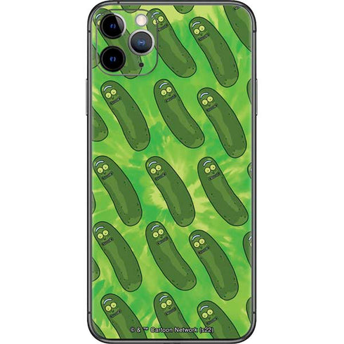 Adult Swim Rick and Morty Pickle Rick Pattern iPhone 11 Pro Max Skin