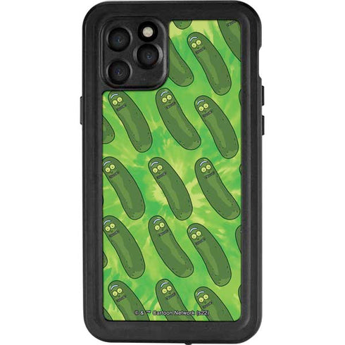 Adult Swim Rick and Morty Pickle Rick Pattern iPhone 11 Pro Waterproof Case