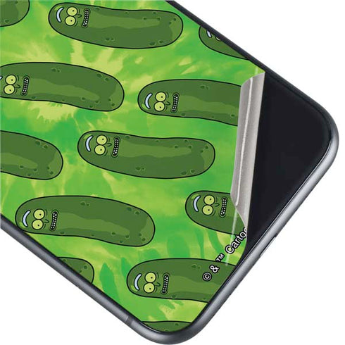 Adult Swim Rick and Morty Pickle Rick Pattern iPhone 11 Skin