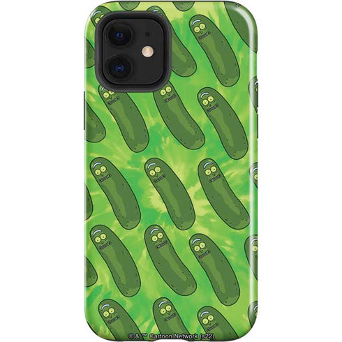 Adult Swim Rick and Morty Pickle Rick Pattern iPhone 12 Impact Case
