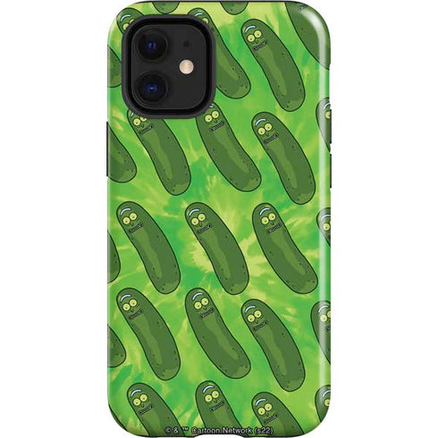 Adult Swim Rick and Morty Pickle Rick Pattern iPhone 12 Mini Impact Case