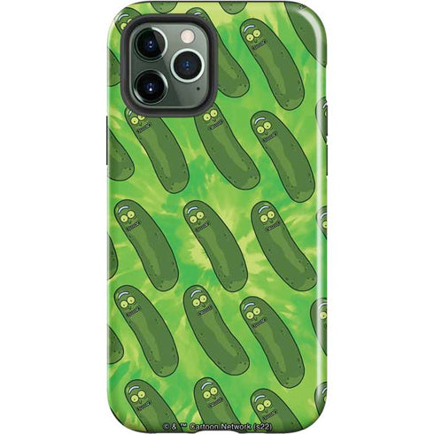 Adult Swim Rick and Morty Pickle Rick Pattern iPhone 12 Pro Impact Case