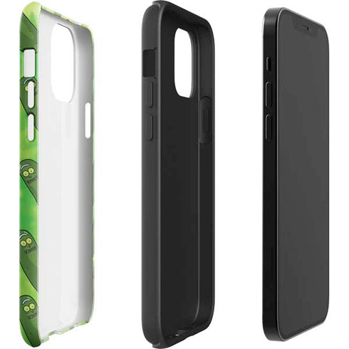 Adult Swim Rick and Morty Pickle Rick Pattern iPhone 12 Pro Impact Case