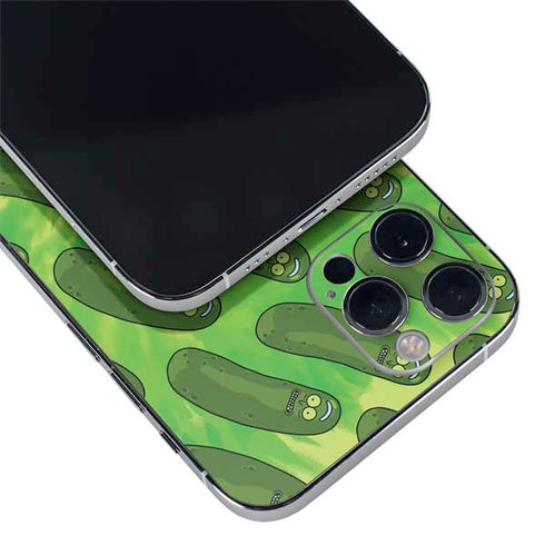 Adult Swim Rick and Morty Pickle Rick Pattern iPhone 12 Pro Max Skin