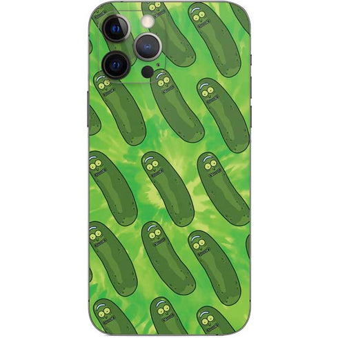 Adult Swim Rick and Morty Pickle Rick Pattern iPhone 12 Pro Skin
