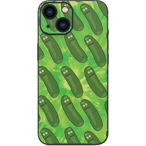 Adult Swim Rick and Morty Pickle Rick Pattern iPhone 13 Mini Skin