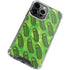 Adult Swim Rick and Morty Pickle Rick Pattern iPhone 13 Pro Max Clear Case
