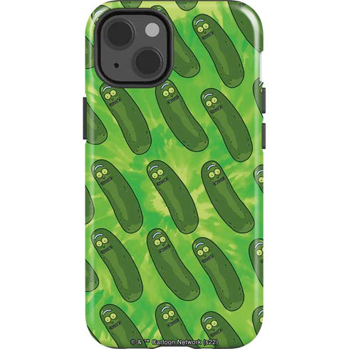 Adult Swim Rick and Morty Pickle Rick Pattern iPhone 15 Impact Case