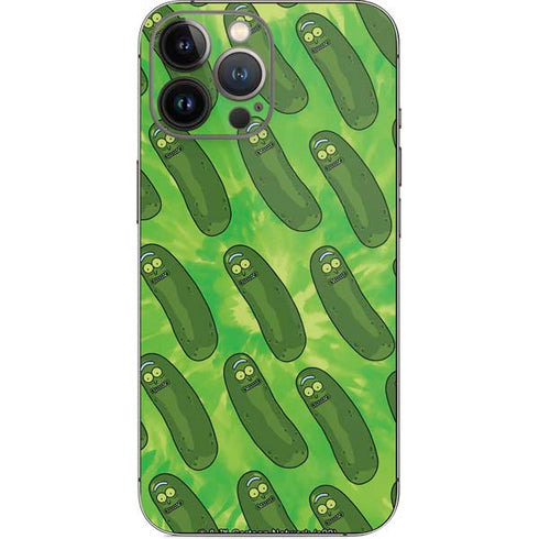 Adult Swim Rick and Morty Pickle Rick Pattern iPhone 14 Pro Max Skin