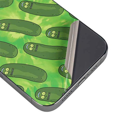 Adult Swim Rick and Morty Pickle Rick Pattern iPhone 14 Pro Max Skin