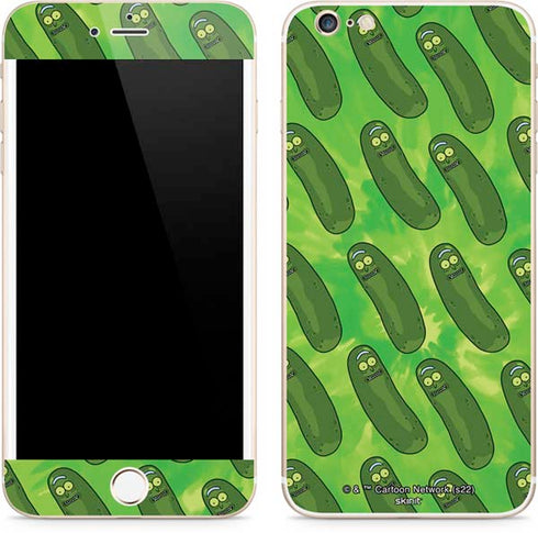 Adult Swim Rick and Morty Pickle Rick Pattern iPhone 6/6s Plus Skin