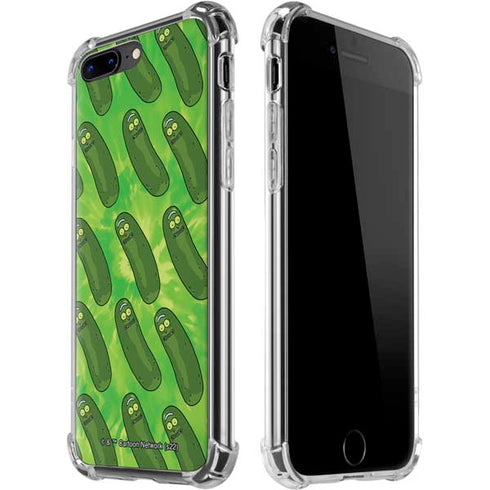 Adult Swim Rick and Morty Pickle Rick Pattern iPhone 7/8 Plus Clear Case