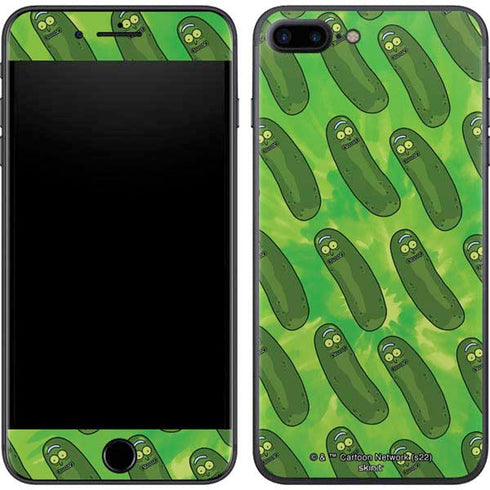 Adult Swim Rick and Morty Pickle Rick Pattern iPhone 7 Plus Skin