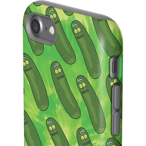 Adult Swim Rick and Morty Pickle Rick Pattern iPhone SE (2nd & 3rd Gen) Pro Case