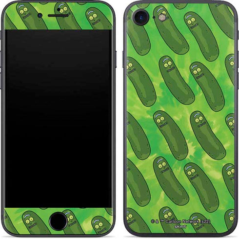 Adult Swim Rick and Morty Pickle Rick Pattern iPhone SE (2nd & 3rd Gen) Skin