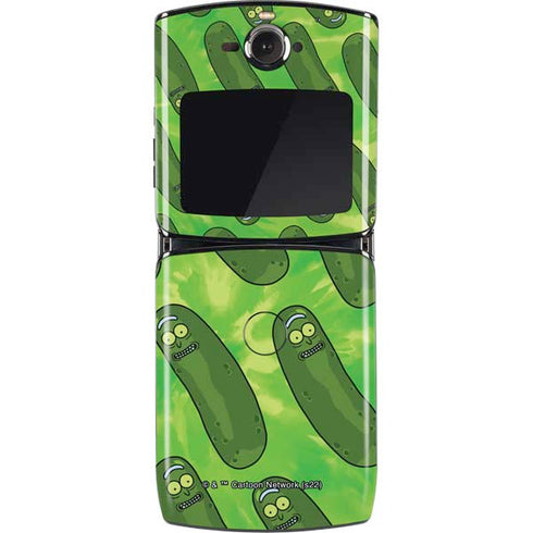 Adult Swim Rick and Morty Pickle Rick Pattern Motorola RAZR Skin