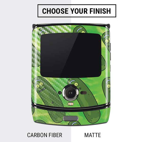 Adult Swim Rick and Morty Pickle Rick Pattern Motorola RAZR Skin
