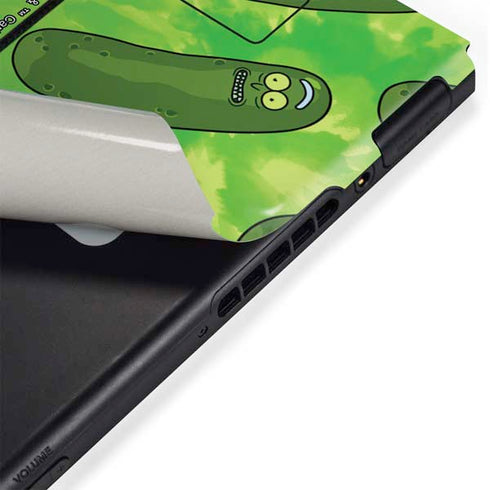 Adult Swim Rick and Morty Pickle Rick Pattern Nintendo Switch Bundle Skin