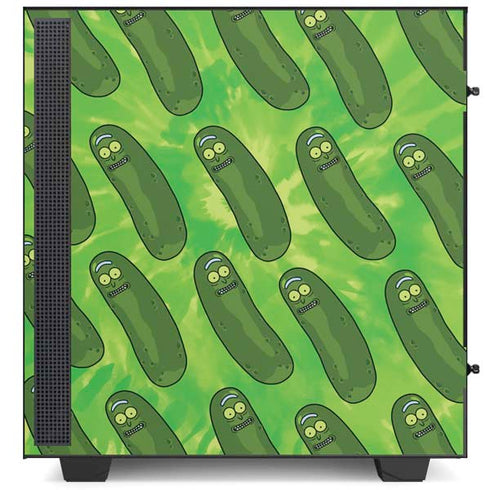 Adult Swim Rick and Morty Pickle Rick Pattern NZXT H510 Compact ATX Mid-Tower Case Skin