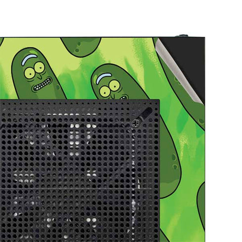 Adult Swim Rick and Morty Pickle Rick Pattern NZXT H510 Compact ATX Mid-Tower Case Skin