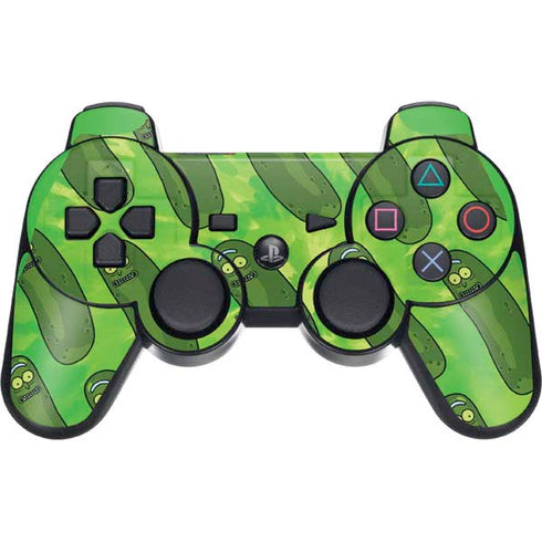 Adult Swim Rick and Morty Pickle Rick Pattern PS3 Dual Shock wireless controller Skin