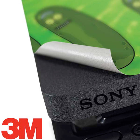 Adult Swim Rick and Morty Pickle Rick Pattern PS4 Slim Bundle Skin