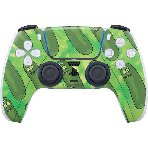 Adult Swim Rick and Morty Pickle Rick Pattern PS5 Controller Skin
