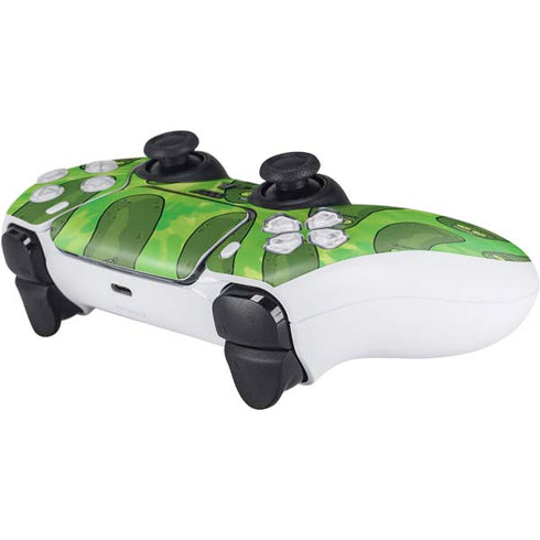 Adult Swim Rick and Morty Pickle Rick Pattern PS5 Controller Skin