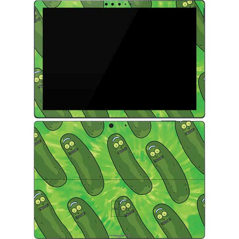Adult Swim Rick and Morty Pickle Rick Pattern Surface Pro 7 Skin