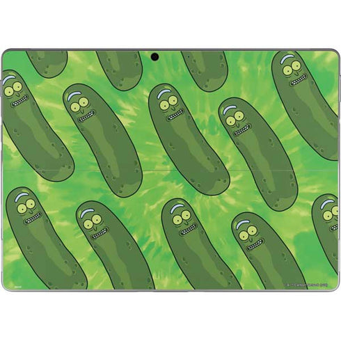 Adult Swim Rick and Morty Pickle Rick Pattern Surface Pro 8 Skin