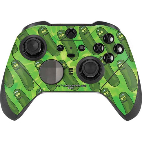 Adult Swim Rick and Morty Pickle Rick Pattern Xbox Elite Wireless Controller Series 2 Skin