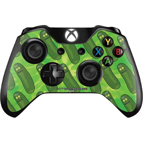 Adult Swim Rick and Morty Pickle Rick Pattern Xbox One Controller Skin