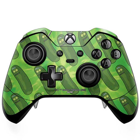 Adult Swim Rick and Morty Pickle Rick Pattern Xbox One Elite Controller Skin