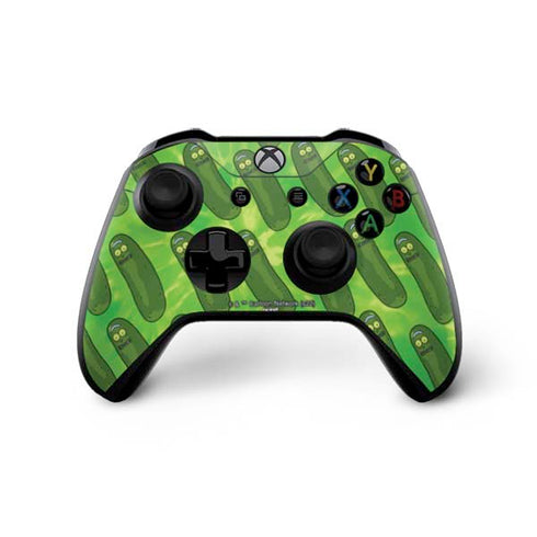 Adult Swim Rick and Morty Pickle Rick Pattern Xbox One X Controller Skin