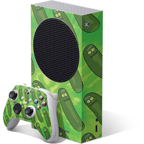 Adult Swim Rick and Morty Pickle Rick Pattern Xbox Series S Bundle Skin